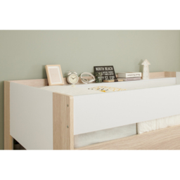 Flair Hampton White and Oak L Shape Bunk Bed - Size: Single - Wilko - thumbnail 5