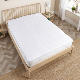 Slumberdown King Airstream Mattress Topper - White - Wilko - thumbnail 4