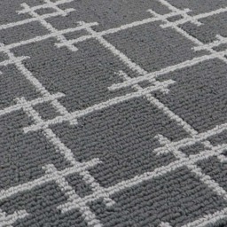 JVL Vector Grey Indoor Washable Runner 57 x 150cm - JVL Homewares - Wilko - thumbnail 6