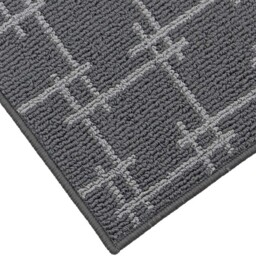 JVL Vector Grey Indoor Washable Runner 57 x 150cm - JVL Homewares - Wilko - thumbnail 4