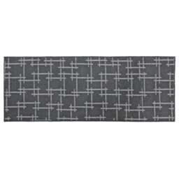 JVL Vector Grey Indoor Washable Runner 57 x 150cm - JVL Homewares - Wilko - thumbnail 1