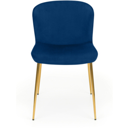 Julian Bowen Harper Set of 2 Blue Dining Chairs - Wilko - thumbnail 5