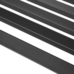 Outsunny 2 Seater Black Metal Garden Bench - Size: 135 x 67 x 10.5cm - Wilko - thumbnail 4