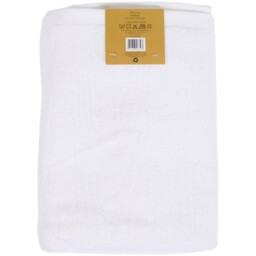 Gaia Bath Towel White - Wilko - thumbnail 3