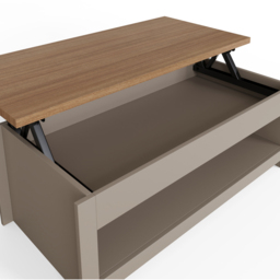 GFW Lancaster Grey Lift Up Coffee Table - Size: 47 x 105 x 42cm - Wilko - thumbnail 6