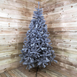 Samuel Alexander Plain Grey Colorado Spruce Wrapped Artificial Christmas Tree 8ft - Wilko - thumbnail 7