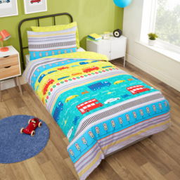 Rapport Home Transport Single Multicolour Duvet Cover Set - Wilko - thumbnail 1