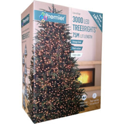 Samuel Alexander 3000 Vintage Gold LED Multi-Function Green String Light 75m - Size: 5 x 7500 x 5cm - Wilko - thumbnail 3
