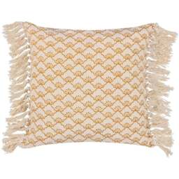Yard Saku Honey Blossom Fringed Cushion - Size: 50 x 50 cm - Multi - Yard Living - Wilko - thumbnail 1