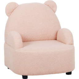 AIYAPLAY Pink Bear Shaped Kids Armchair - Wilko - thumbnail 3