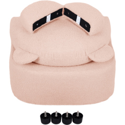 AIYAPLAY Pink Bear Shaped Kids Armchair - Wilko - thumbnail 5