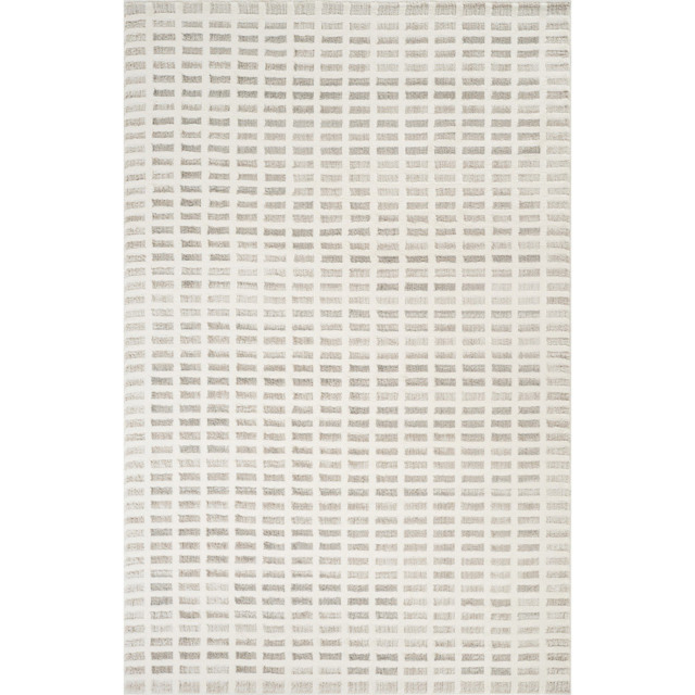 Desire Rugs Mabel Stone Grid Design Rug 200 x 290cm - Size: 290 x 200 x 1.3cm - Grey - Wilko - image 1