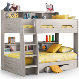 Julian Bowen Orion Grey Oak Single Drawer Bunk Bed - Wood - Wilko - thumbnail 3