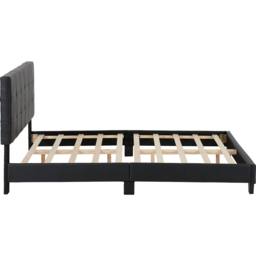 Seconique Arran Double Black PU Bed Frame - Wilko - thumbnail 6