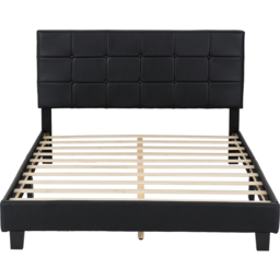 Seconique Arran Double Black PU Bed Frame - Wilko - thumbnail 5