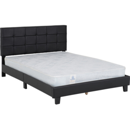 Seconique Arran Double Black PU Bed Frame - Wilko - thumbnail 4