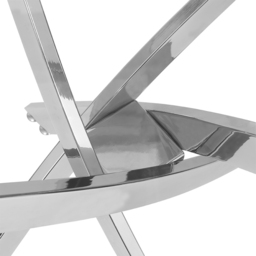 Living and Home Tempered Glass Coffee Table - Silver - Wilko - thumbnail 4