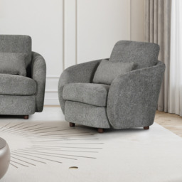 Mabel Chair Grey - Wilko - thumbnail 1