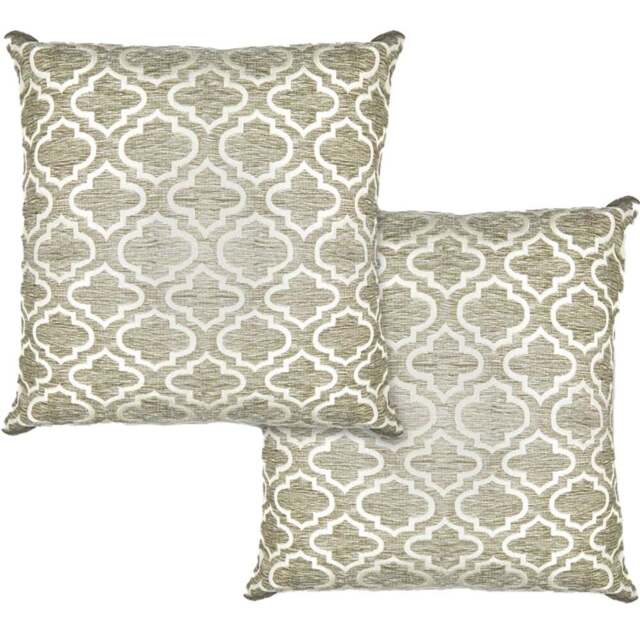 Serene Marrakesh Grey Cushion Cover 43 x 43cm - Wilko - image 1