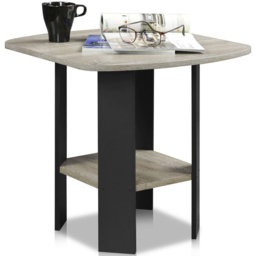 Walplus French Oak Grey Simple Design End Table Set of 2 - Size: 50.8 x 49.78 x 50.8cm - Wilko - thumbnail 6