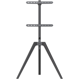 TTAP Tripod Black Wood Floor TV Stand - Size: 133.5 x 76.5 x 54cm - Wilko - thumbnail 3