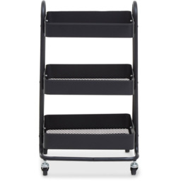 Acero 3-Tier Black Trolley - Size: 3 Tier - Premier Housewares - Wilko - thumbnail 5
