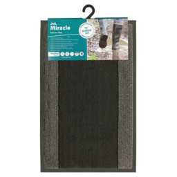 JVL Miracle Charcoal Barrier Door Mat 40 x 60cm - Grey - JVL Homewares - Wilko - thumbnail 3