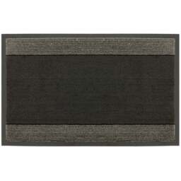 JVL Miracle Charcoal Barrier Door Mat 40 x 60cm - Grey - JVL Homewares - Wilko