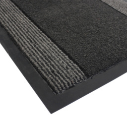 JVL Miracle Charcoal Barrier Door Mat 40 x 60cm - Grey - JVL Homewares - Wilko - thumbnail 4