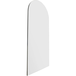 MirrorOutlet The Arcus Frameless Arched Wall Mirror 120 x 50cm - Size: 190 x 85cm - Clear - Wilko - thumbnail 4