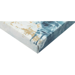 Cyan Gold Foil Abstract Canvas Blue - Wilko - thumbnail 5