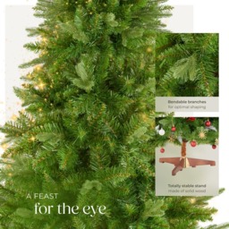 tectake Cupid Green Christmas Tree 7.2ft - Size: 7ft - Wilko - thumbnail 4