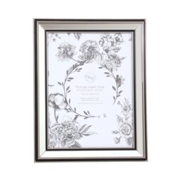 Mode Mirrored Photo Frame Silver 16 x 12in - The Port. Co Gallery - Wilko - thumbnail 1