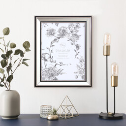 Mode Mirrored Photo Frame Silver 16 x 12in - The Port. Co Gallery - Wilko - thumbnail 2