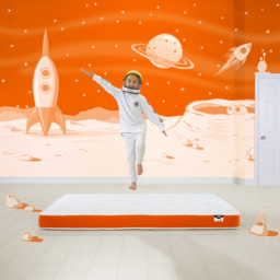 Jay-Be Simply Kids Single Foam Free Sprung Mattress - Orange - Wilko - thumbnail 3