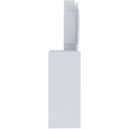 GFW Freyja Single Door Single Drawer White Dressing Table with Mirror - Size: 35 x 113 x 152cm - Wilko - thumbnail 6