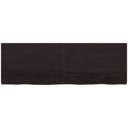 vidaXL 180cm Dark Brown Foldable Floating Wall Shelf - Size: 6 x 180 x 60cm - Wilko - thumbnail 4