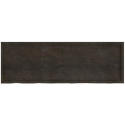 vidaXL 180cm Dark Brown Foldable Floating Wall Shelf - Size: 6 x 180 x 60cm - Wilko - thumbnail 3