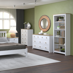 Core Products Capri 3 Drawer White Chest of Drawers - Wilko - thumbnail 7