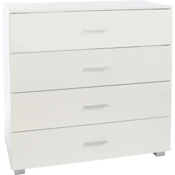 Core Products Lido 4 Drawer White Medium Chest of Drawers - Wilko - thumbnail 5