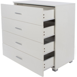 Core Products Lido 4 Drawer White Medium Chest of Drawers - Wilko - thumbnail 6