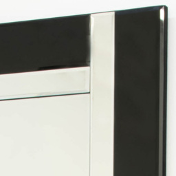 Aston Black All Glass Full Length Mirror 174 x 85cm - MirrorOutlet - Wilko - thumbnail 4