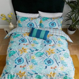Helena Springfield Bella Single Blue Duvet Set - Wilko - thumbnail 4
