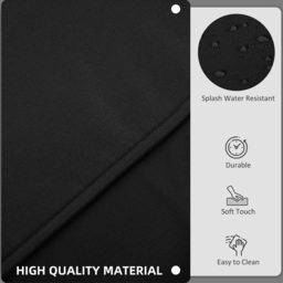 Outsunny Black Polyester Rattan Garden Lounge Set Replacement Cover 14 Pack - Size: 8 x 65 x 65cm - Wilko - thumbnail 7