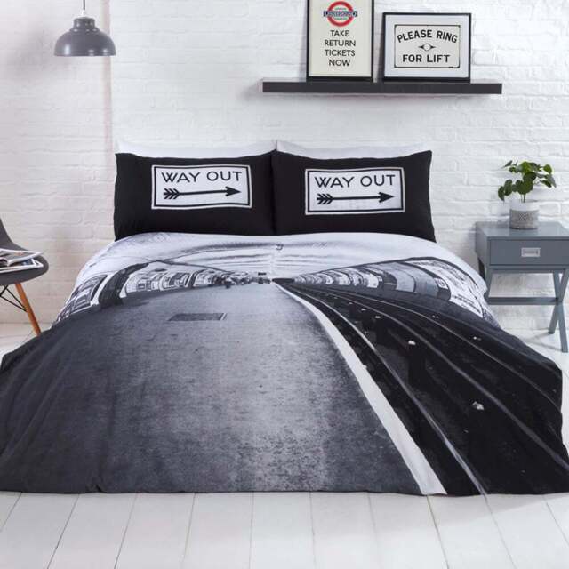Rapport Home Platform King Size Multicolour Reversible Duvet Set - Wilko - image 1