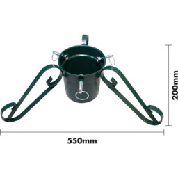 St Helens Green Traditional Christmas Tree Stand 20 x 55cm - Wilko - thumbnail 6