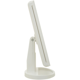 Premier Housewares White Cassini LED Dressing Table Mirror - Size: 28 x 18cm - Wilko - thumbnail 5