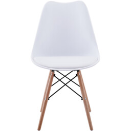Riley Chair White - Wilko - thumbnail 4