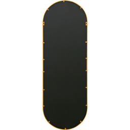 The Vultus Gold Double Arched Metal Leaner Wall Mirror 160 x 55cm - MirrorOutlet - Wilko - thumbnail 5