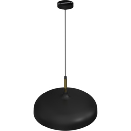Milagro Lincoln Black Pendant Lamp 230V - Size: 45 x 45 x 90cm - Wilko - thumbnail 3